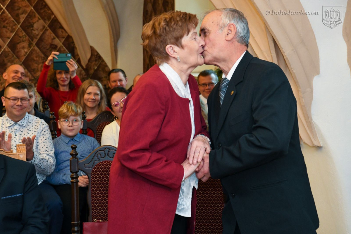 Uroczystość w Pałacu Ślubów w Bolesławcu