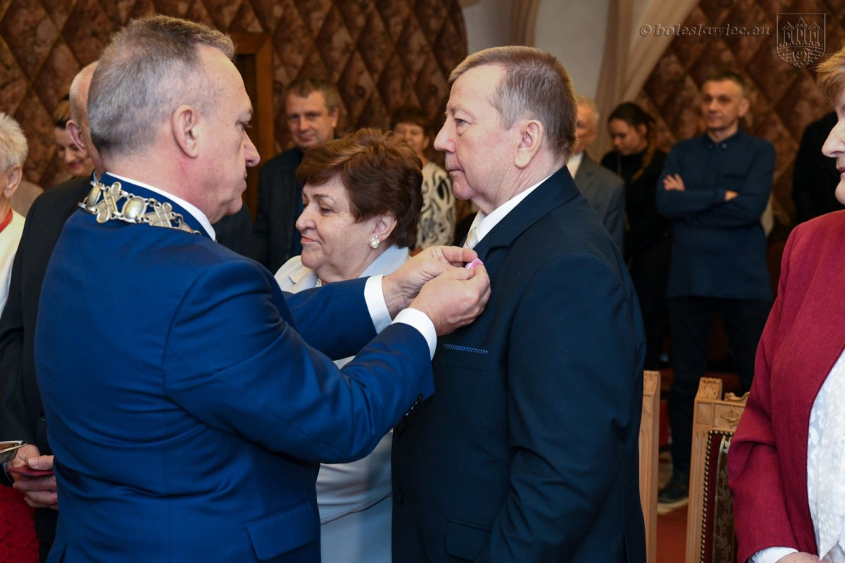 Uroczystość w Pałacu Ślubów w Bolesławcu