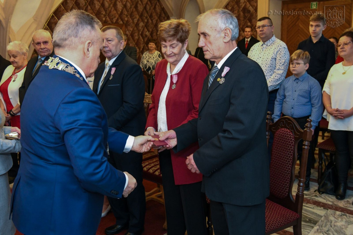 Uroczystość w Pałacu Ślubów w Bolesławcu