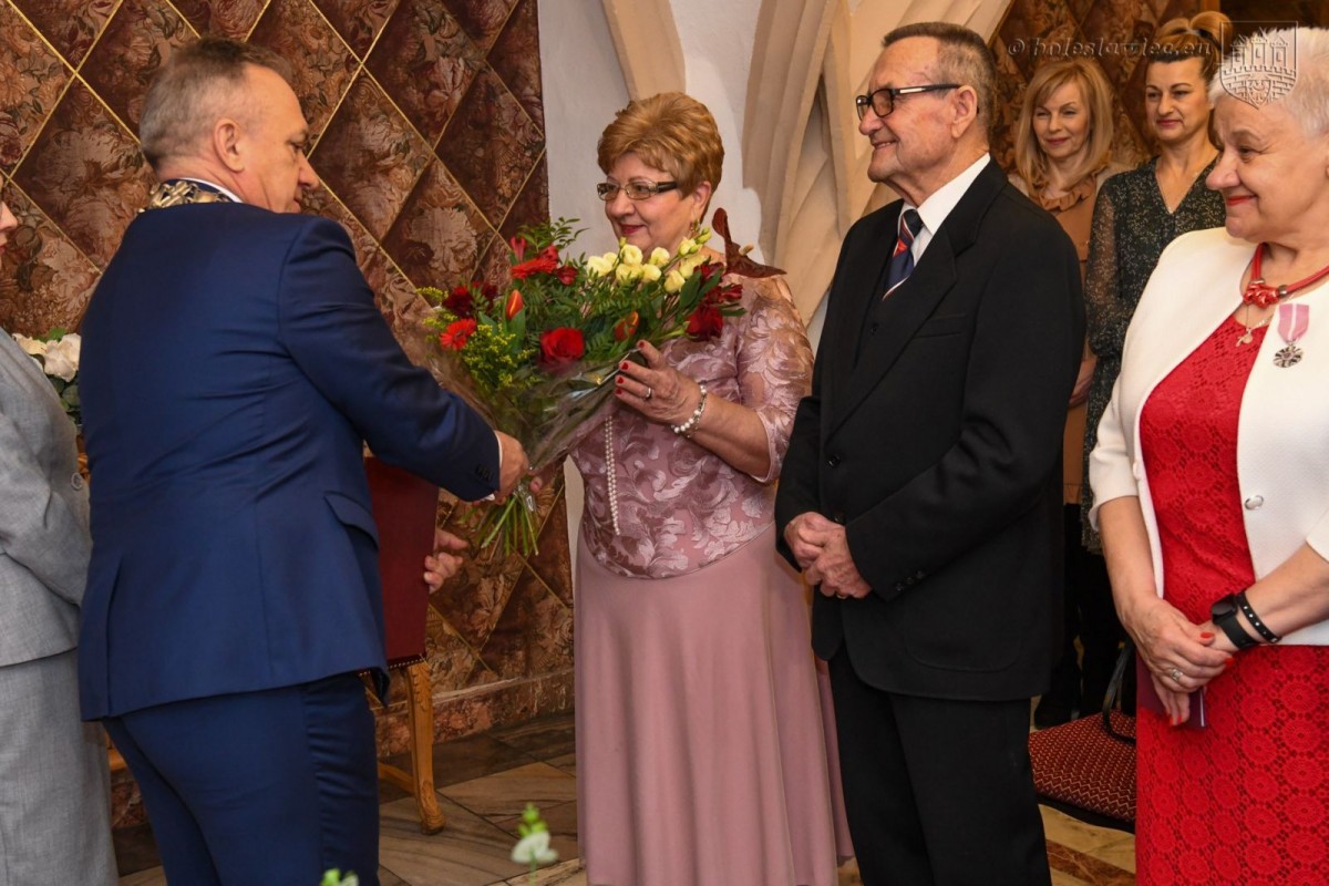 Uroczystość w Pałacu Ślubów w Bolesławcu