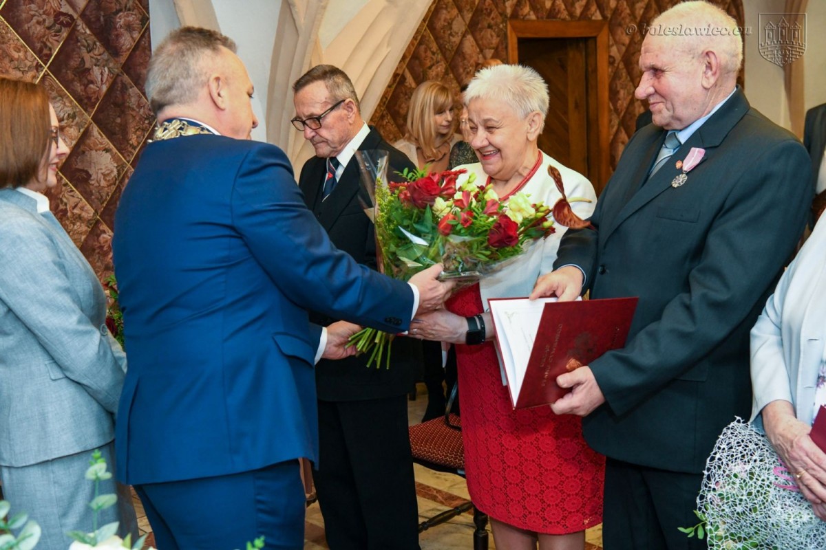 Uroczystość w Pałacu Ślubów w Bolesławcu
