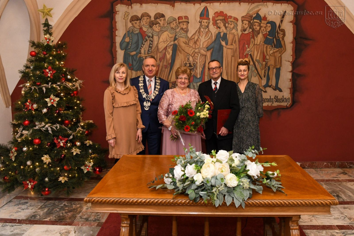 Uroczystość w Pałacu Ślubów w Bolesławcu