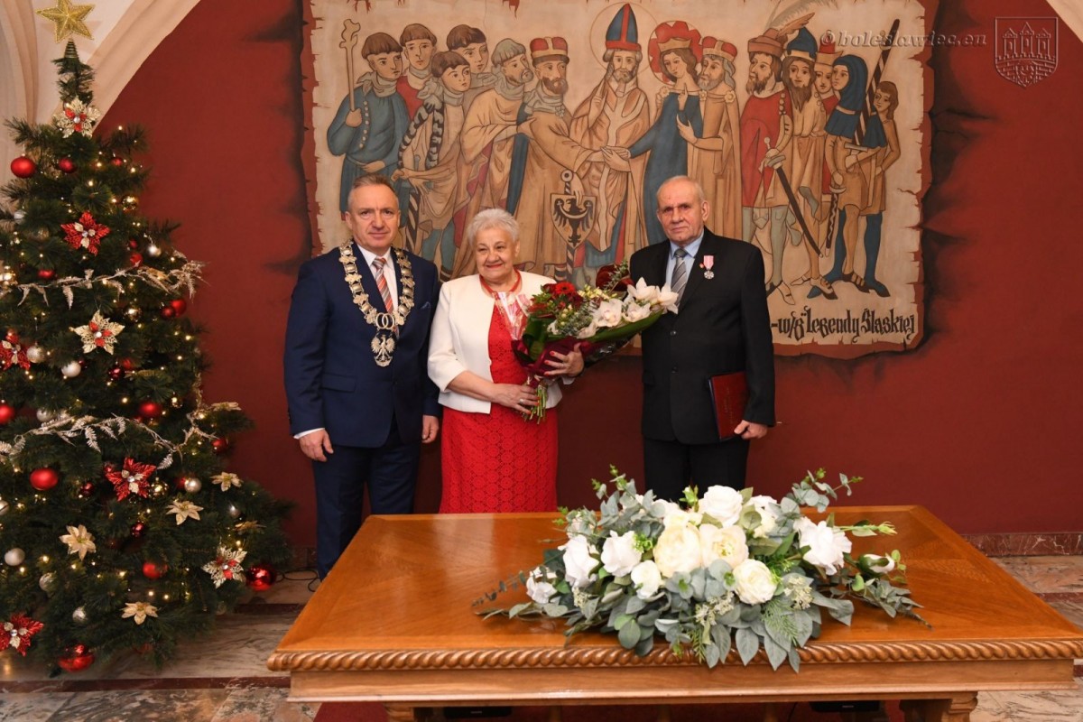 Uroczystość w Pałacu Ślubów w Bolesławcu