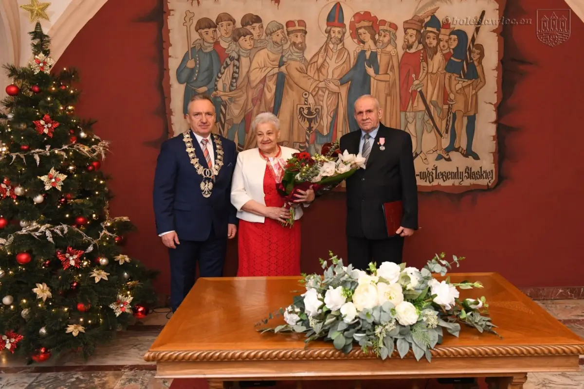 Uroczystość w Pałacu Ślubów w Bolesławcu
