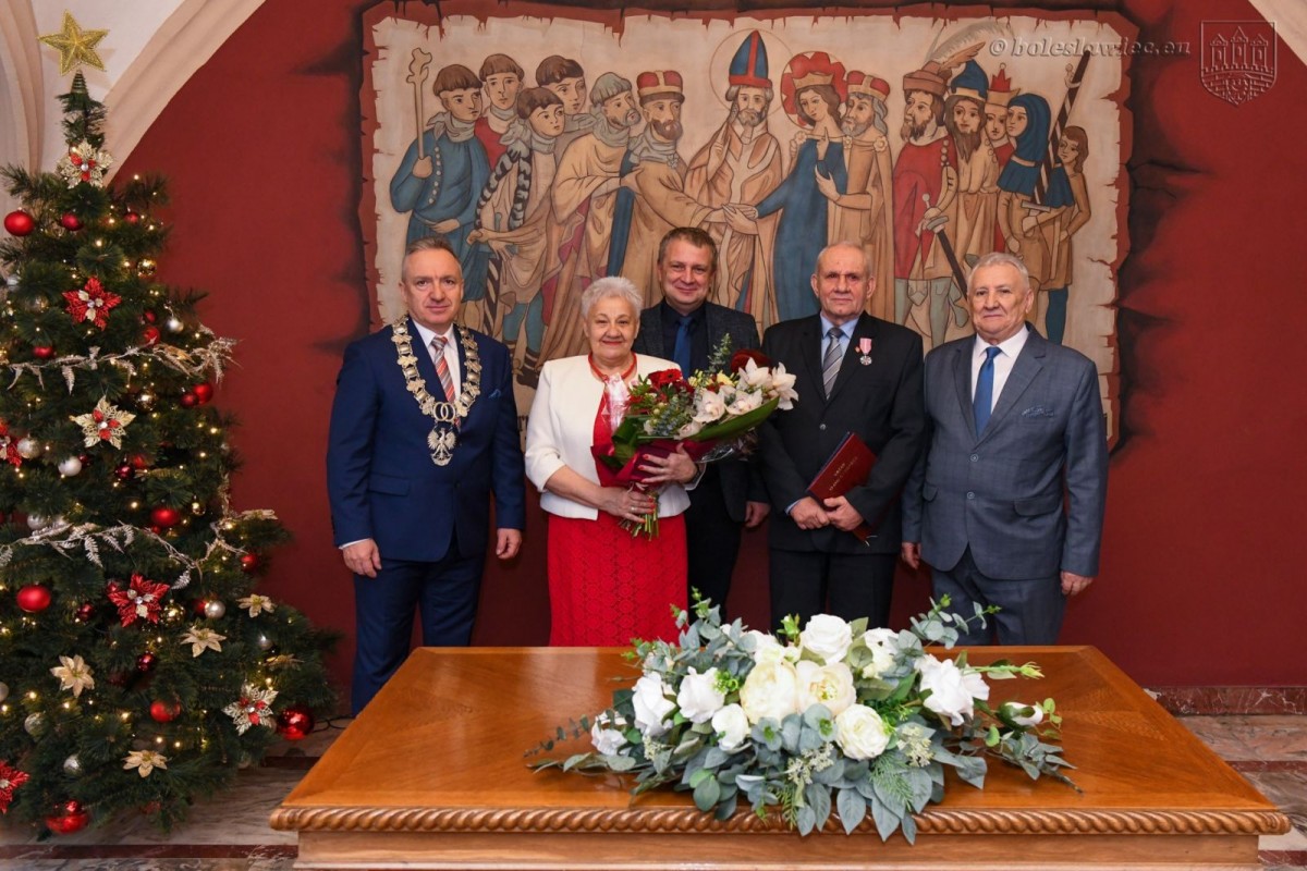 Uroczystość w Pałacu Ślubów w Bolesławcu