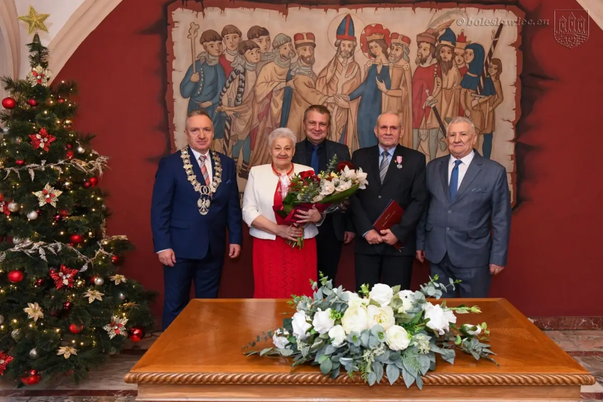 Uroczystość w Pałacu Ślubów w Bolesławcu
