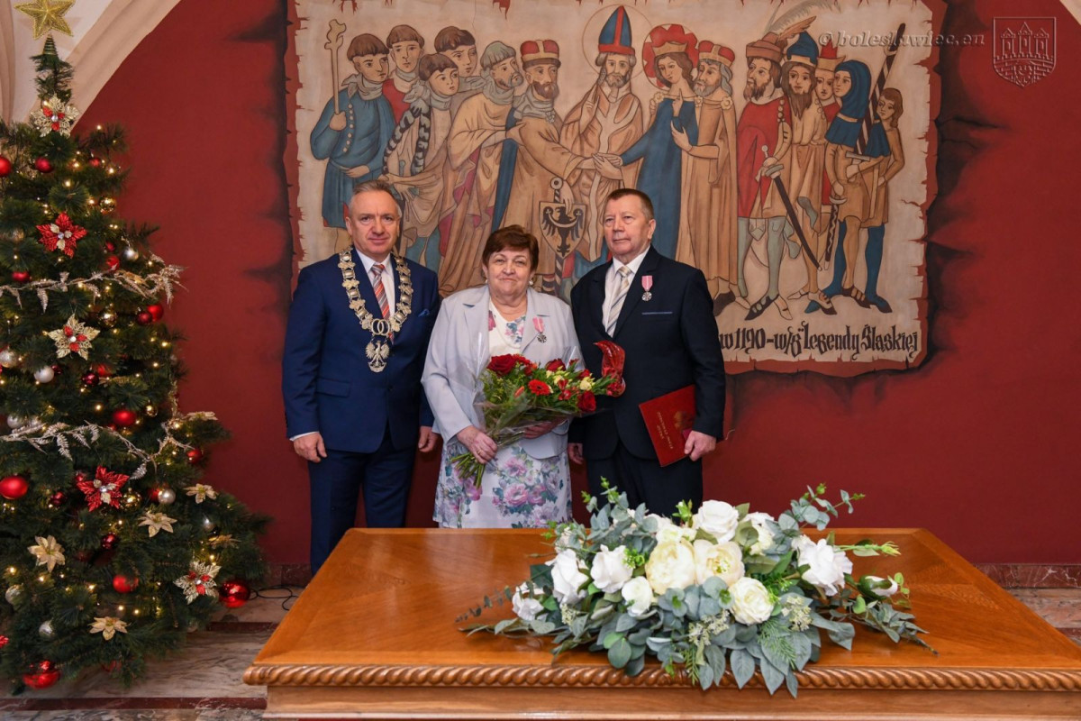 Uroczystość w Pałacu Ślubów w Bolesławcu