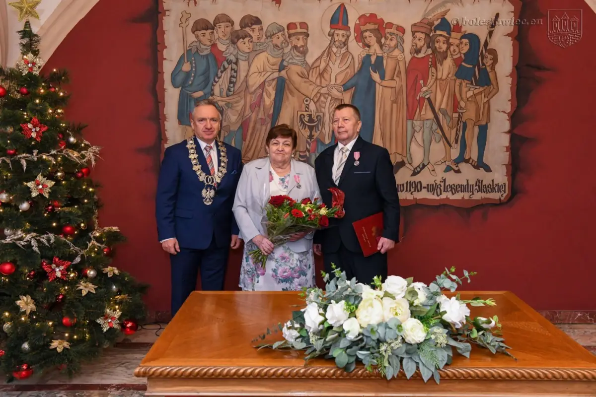 Uroczystość w Pałacu Ślubów w Bolesławcu