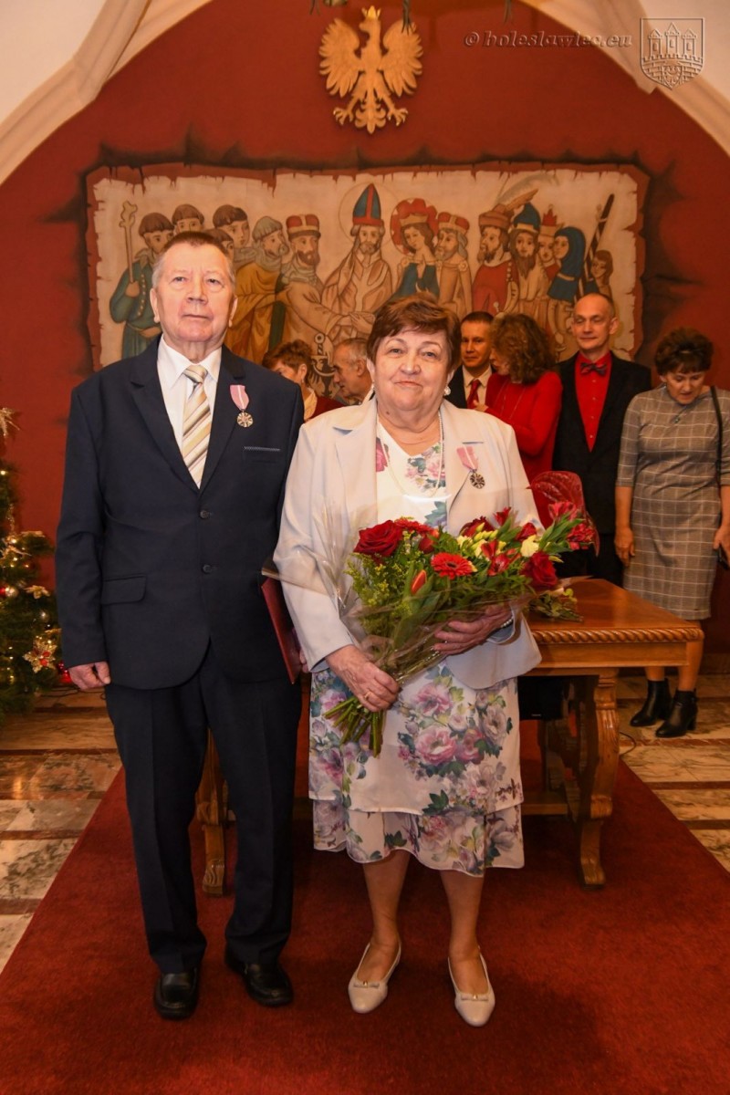 Uroczystość w Pałacu Ślubów w Bolesławcu