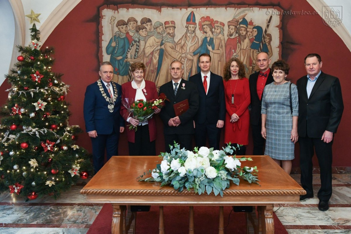 Uroczystość w Pałacu Ślubów w Bolesławcu