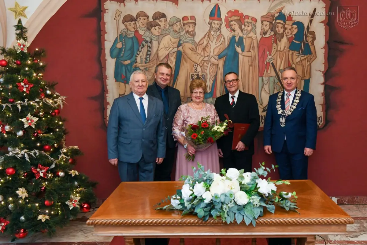 Uroczystość w Pałacu Ślubów w Bolesławcu