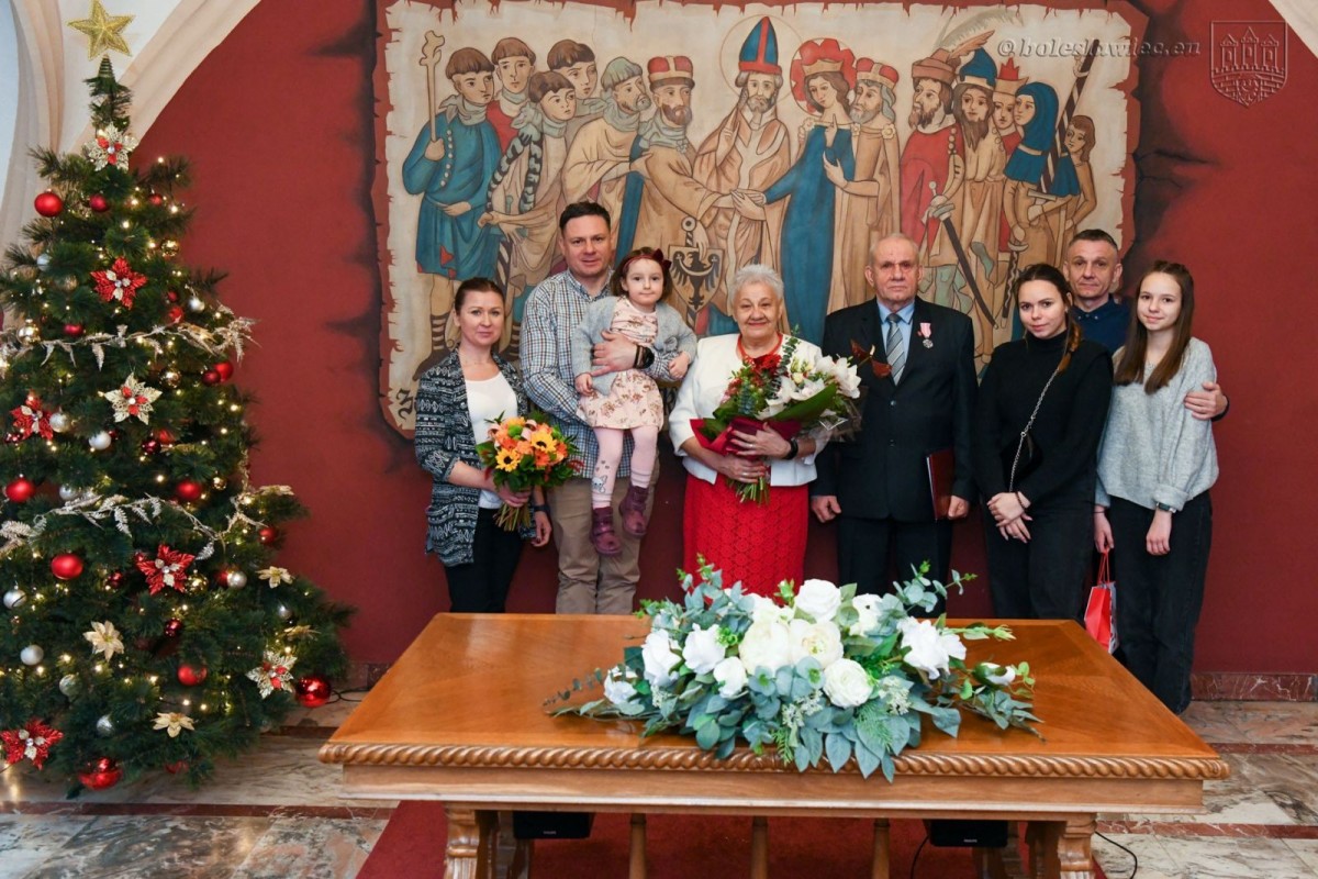 Uroczystość w Pałacu Ślubów w Bolesławcu