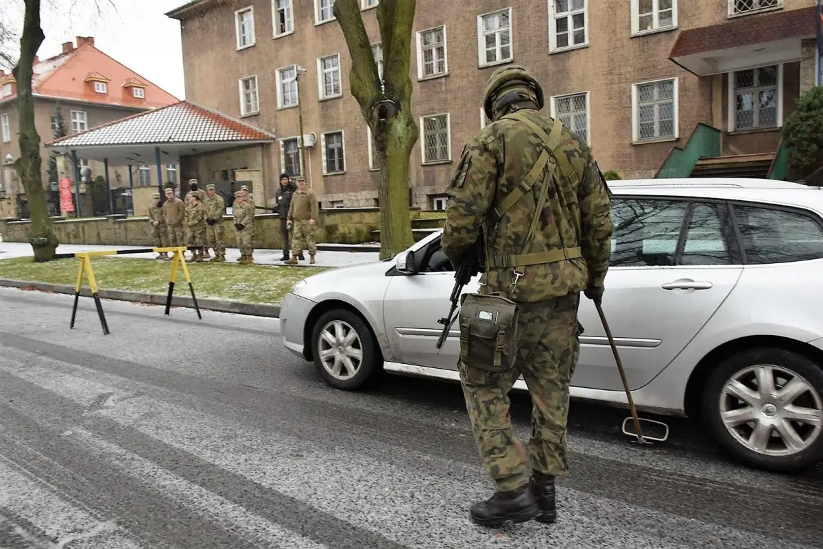 Ćwiczenia w 23 Śląskim Pułku Artylerii w Bolesławcu