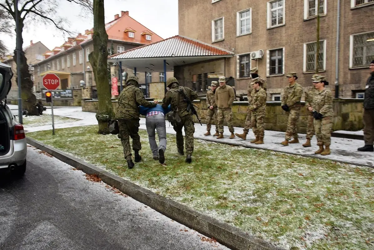 Ćwiczenia w 23 Śląskim Pułku Artylerii w Bolesławcu
