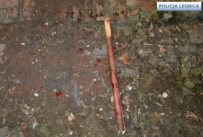 Rozbite szyby i przedmioty, których używał wandal