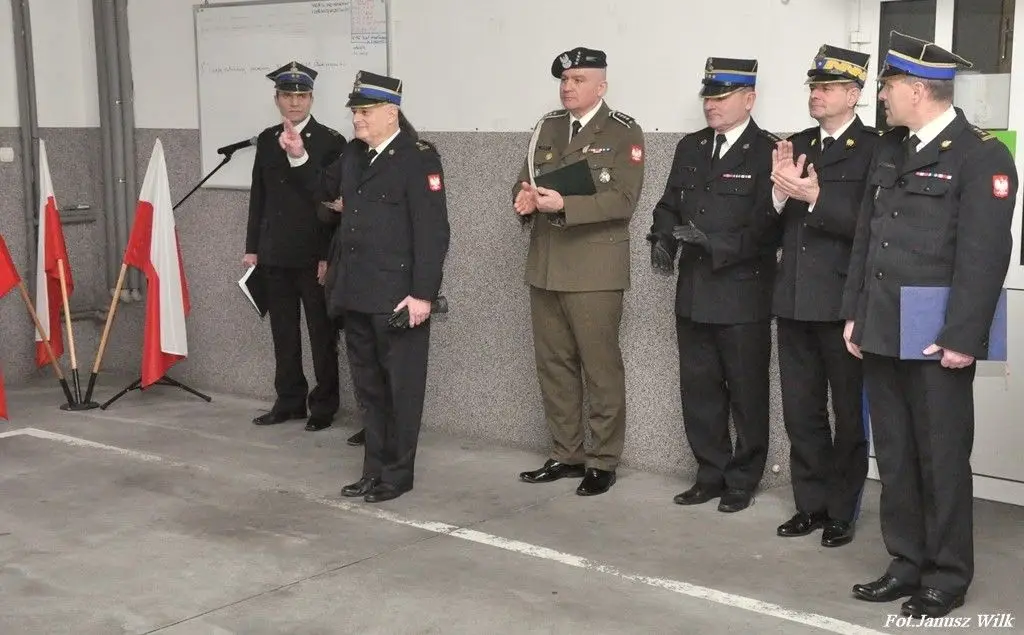 Uroczystość w Komendzie Powiatowej PSP w Bolesławcu
