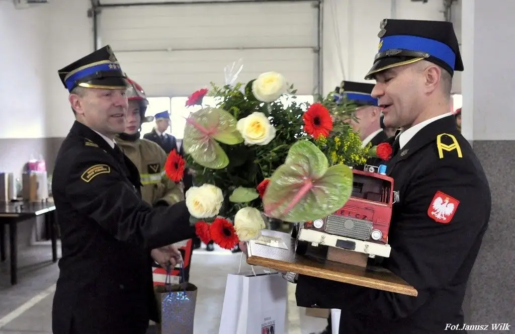 Uroczystość w Komendzie Powiatowej PSP w Bolesławcu