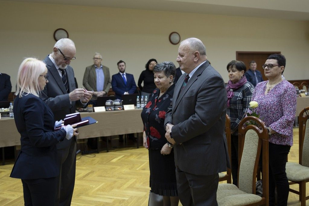 Uroczystość na sesji Rady Gminy Bolesławiec