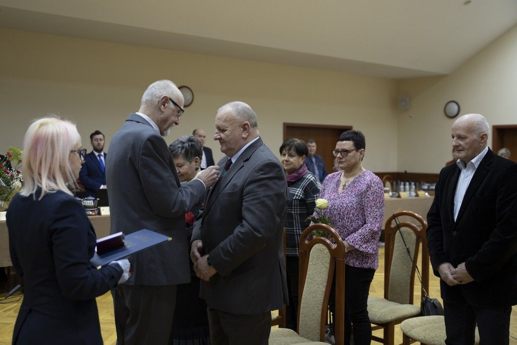 Uroczystość na sesji Rady Gminy Bolesławiec