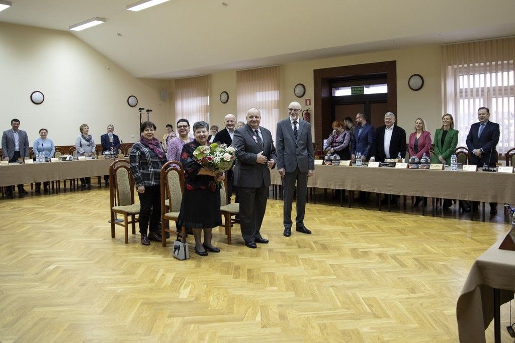 Uroczystość na sesji Rady Gminy Bolesławiec