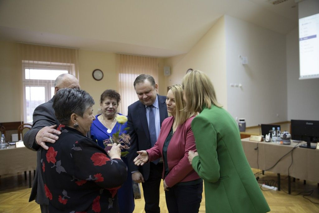 Uroczystość na sesji Rady Gminy Bolesławiec