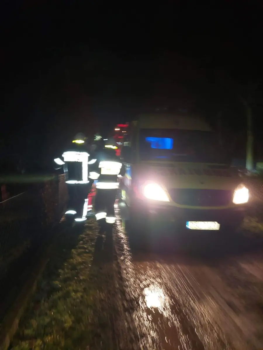 Interwencja strażaków w miejscowości Zagrodno