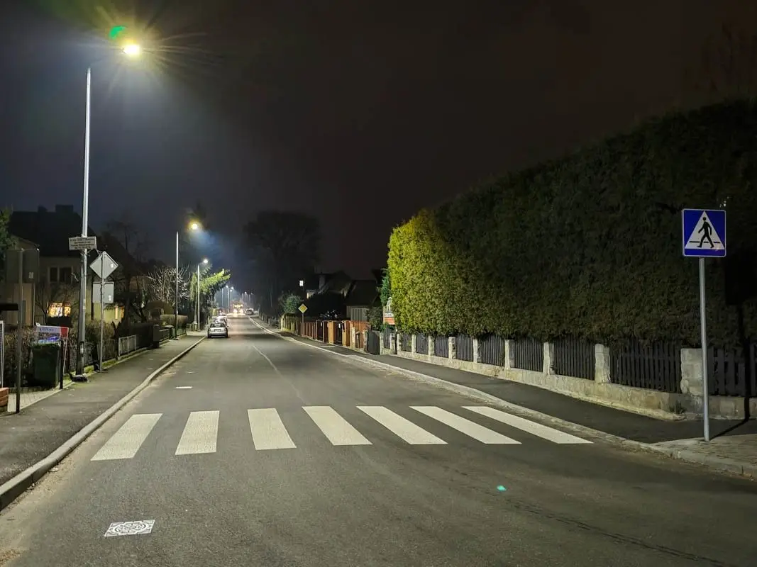 Nowe oświetlenie LED przy ulicy Łasickiej i Żeromskiego