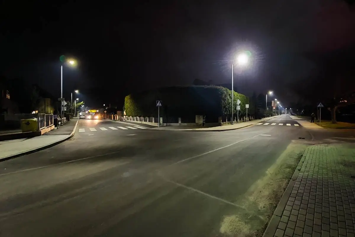 Nowe oświetlenie LED przy ulicy Łasickiej i Żeromskiego