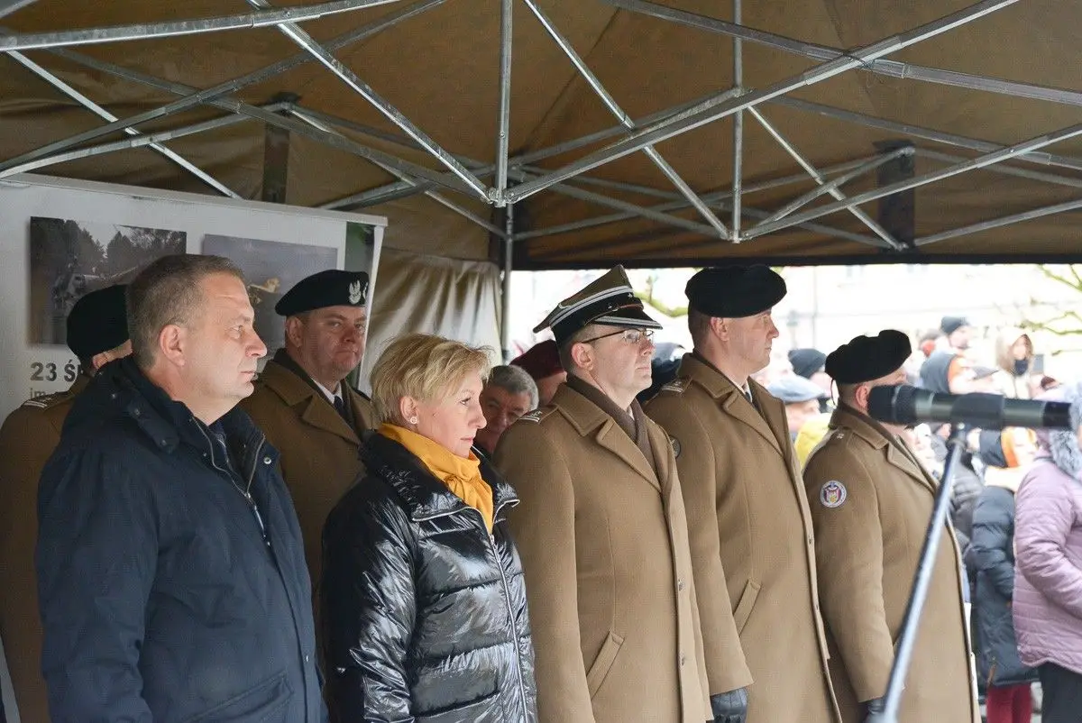 Żołnierska przysięga na bolesławieckim Rynku
