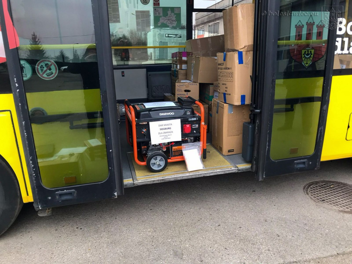 Ukraiński Zbaraż dostał od Miasta Bolesławiec autobus