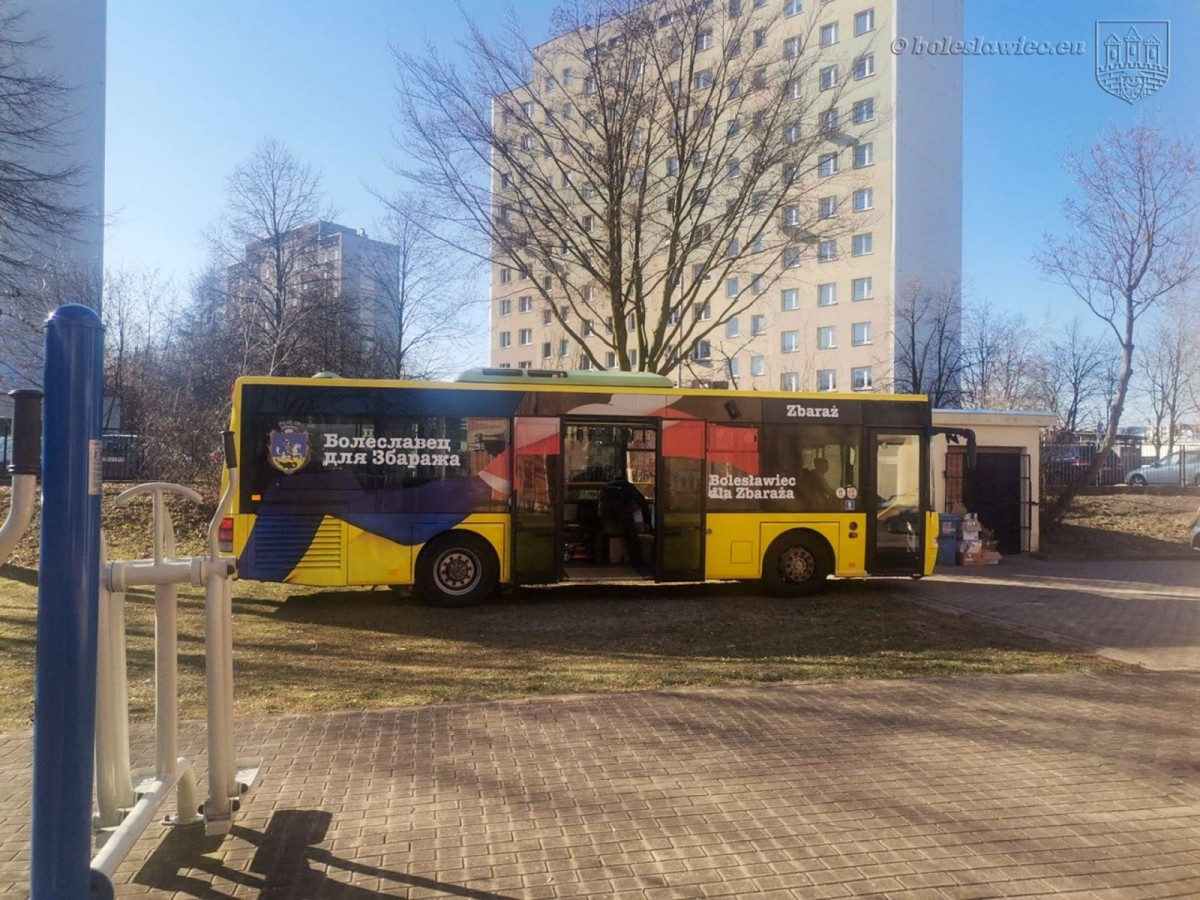 Ukraiński Zbaraż dostał od Miasta Bolesławiec autobus