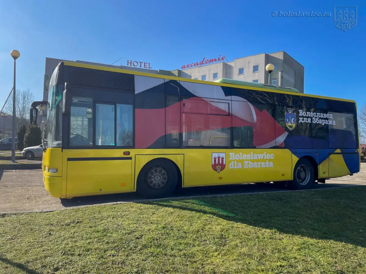 Ukraiński Zbaraż dostał od Miasta Bolesławiec autobus