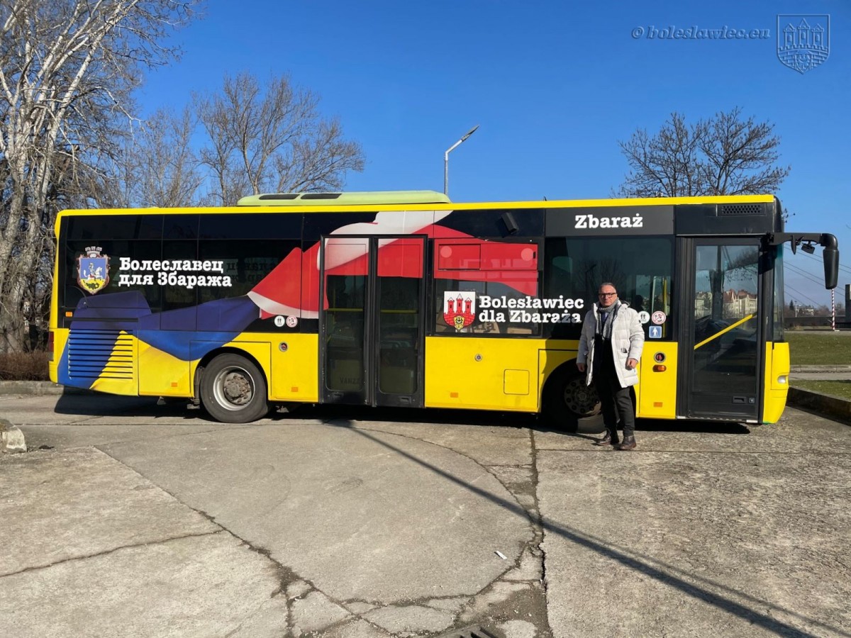 Ukraiński Zbaraż dostał od Miasta Bolesławiec autobus