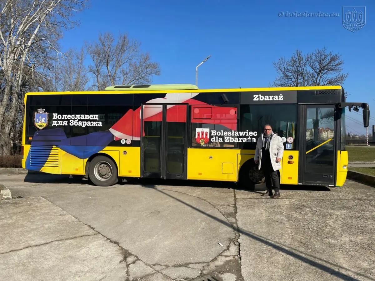 Ukraiński Zbaraż dostał od Miasta Bolesławiec autobus