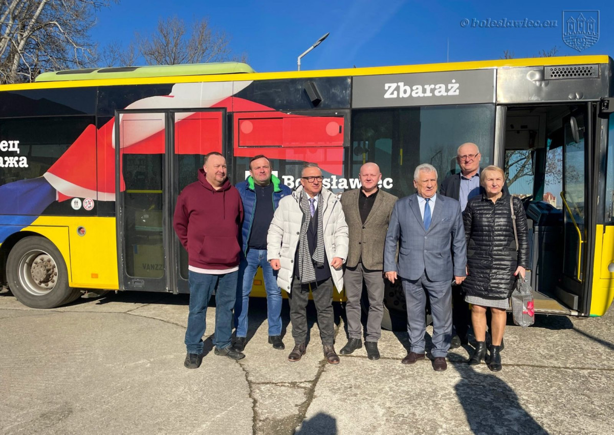 Ukraiński Zbaraż dostał od Miasta Bolesławiec autobus