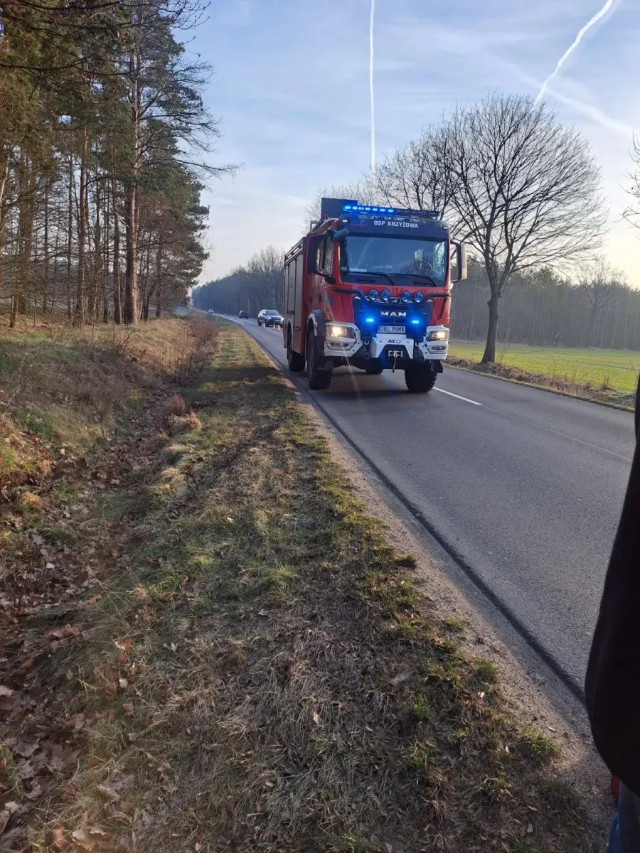Zdarzenie na drodze między Krzyżową a Kraśnikiem