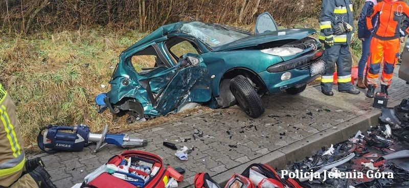 Śmiertelny wypadek na drodze krajowej nr 3