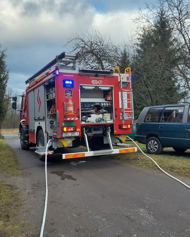 Interwencje nowogrodzieckich strażaków