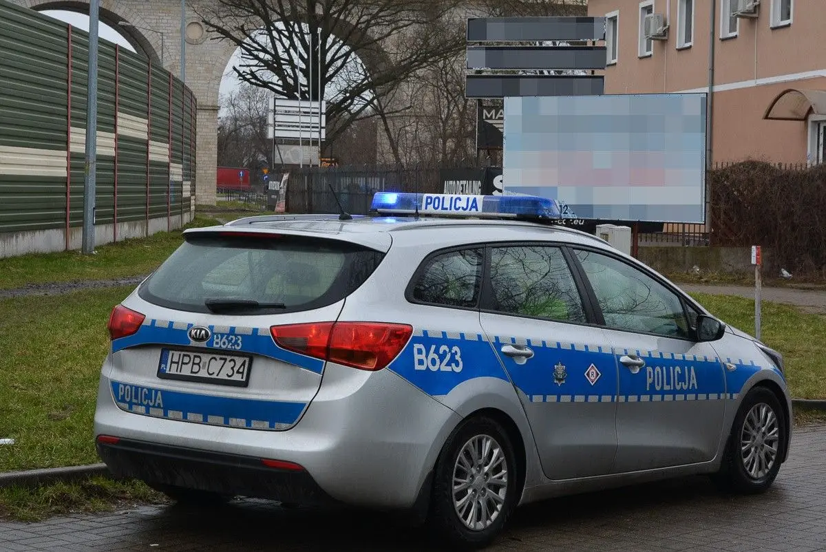 Kolizja koło wiaduktu