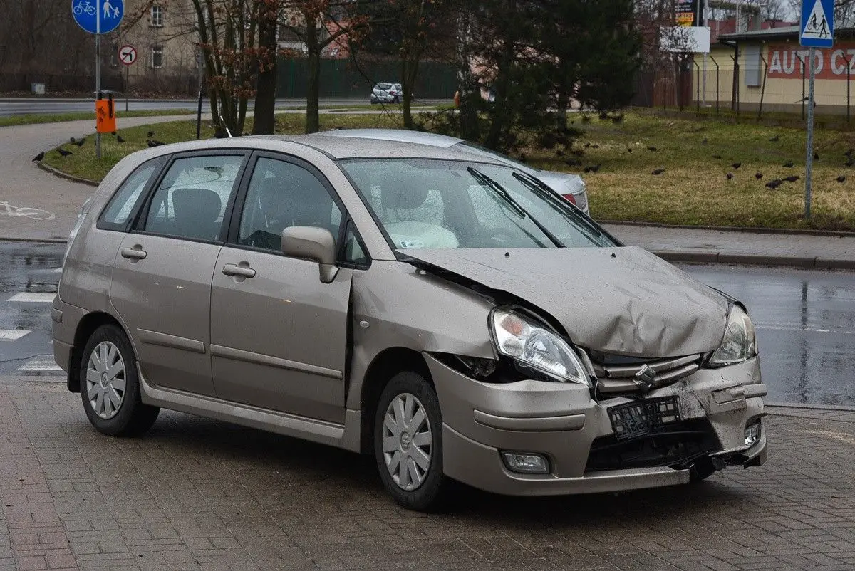 Kolizja koło wiaduktu