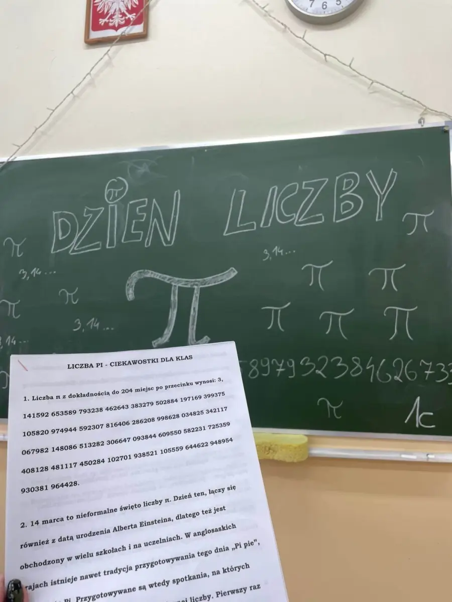 Dzień Liczby Pi w II LO w Bolesławcu