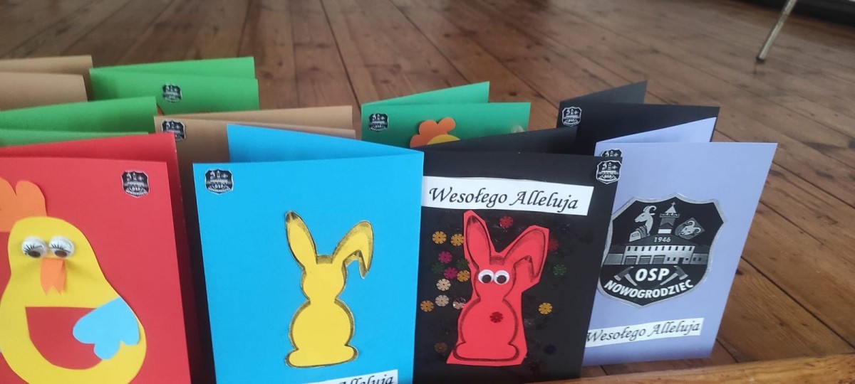 Młodzi strażacy z Nowogrodźca i ich dzieła