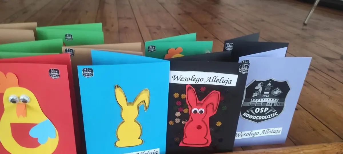 Młodzi strażacy z Nowogrodźca i ich dzieła