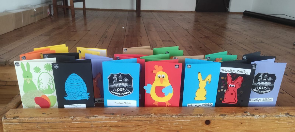 Młodzi strażacy z Nowogrodźca i ich dzieła