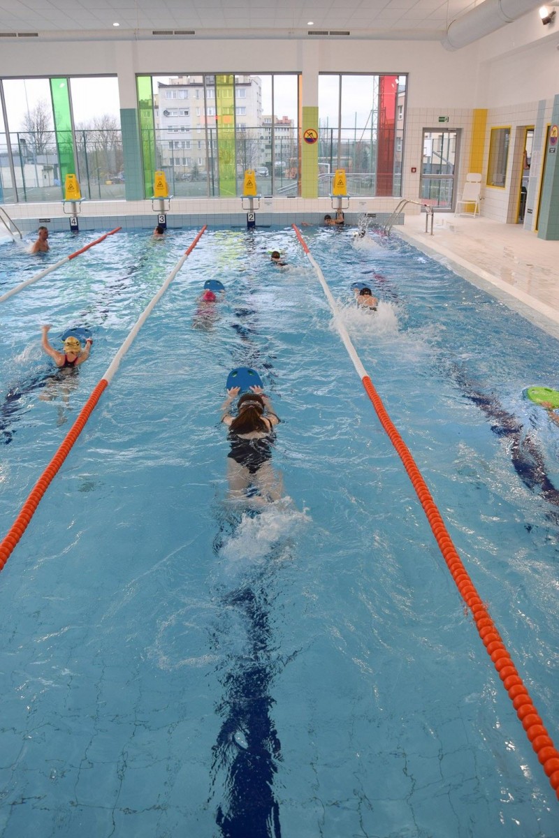 Nauka pływania dofinasowana ze środków Urzędu Marszałkowskiego Województwa Dolnośląskiego oraz środków Gminy Gromadka