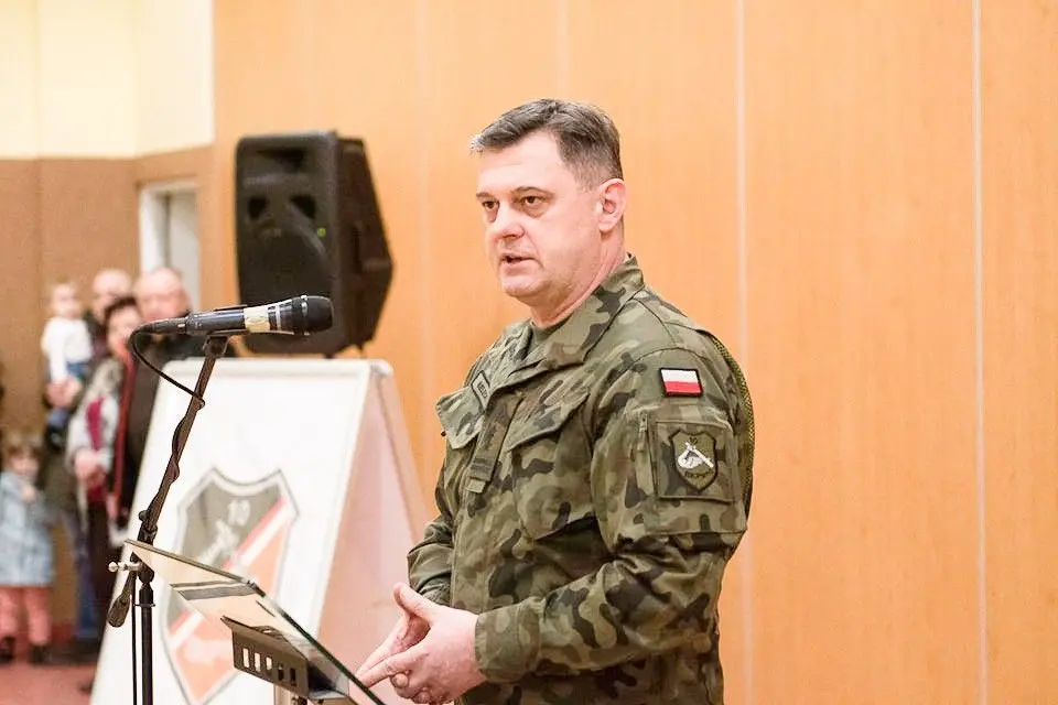 Przysięga w 10 Brygadzie Kawalerii Pancernej