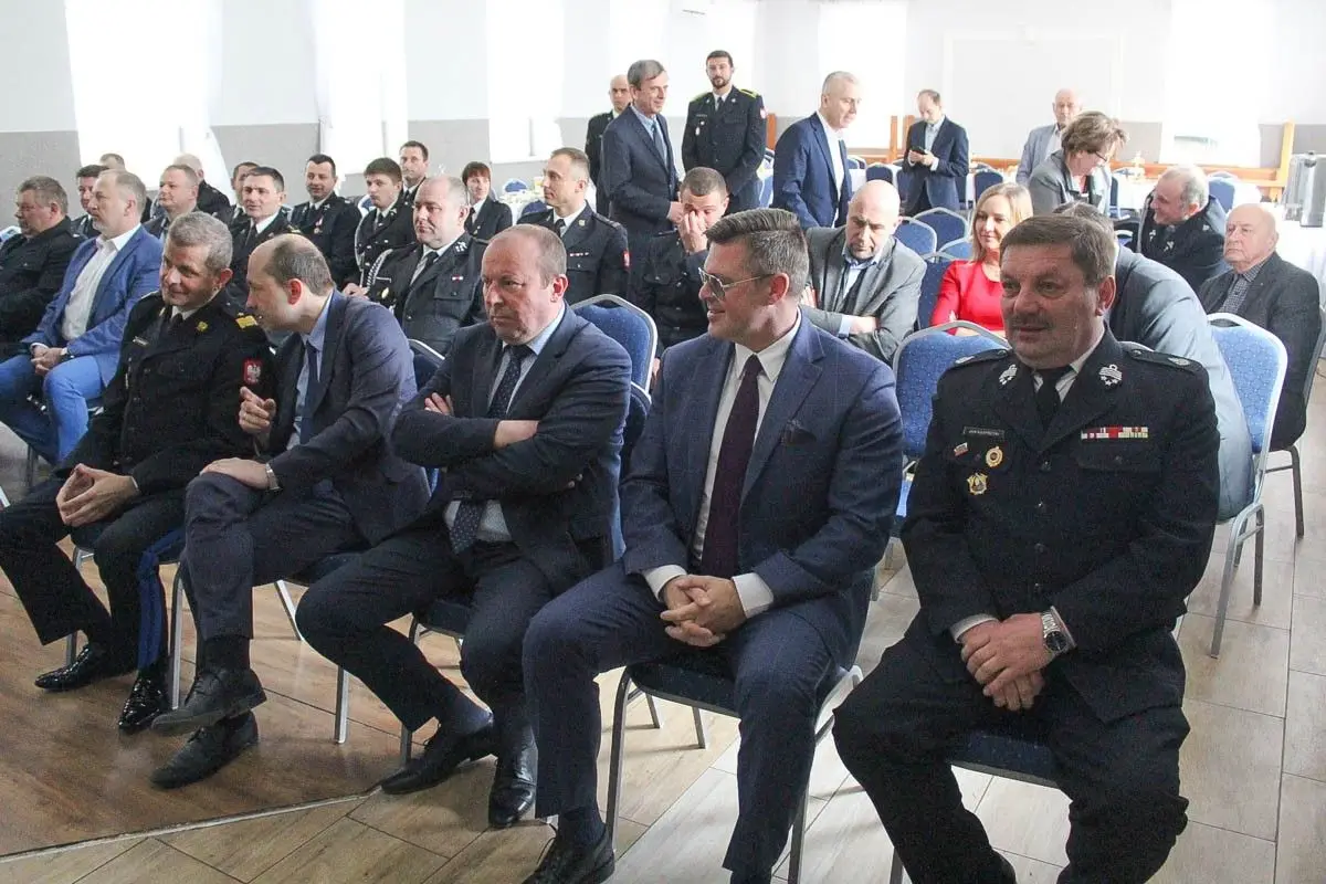 Uroczyste przekazanie promes dla jednostek OSP z powiatu bolesławieckiego, lwóweckiego i karkonoskiego