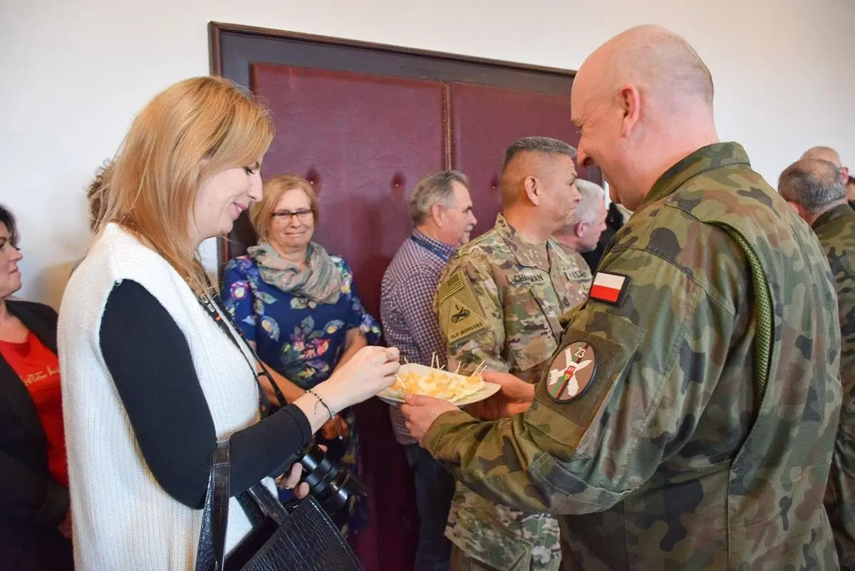 Spotkanie wielkanocne w 23 Śląskim Pułku Artylerii w Bolesławcu