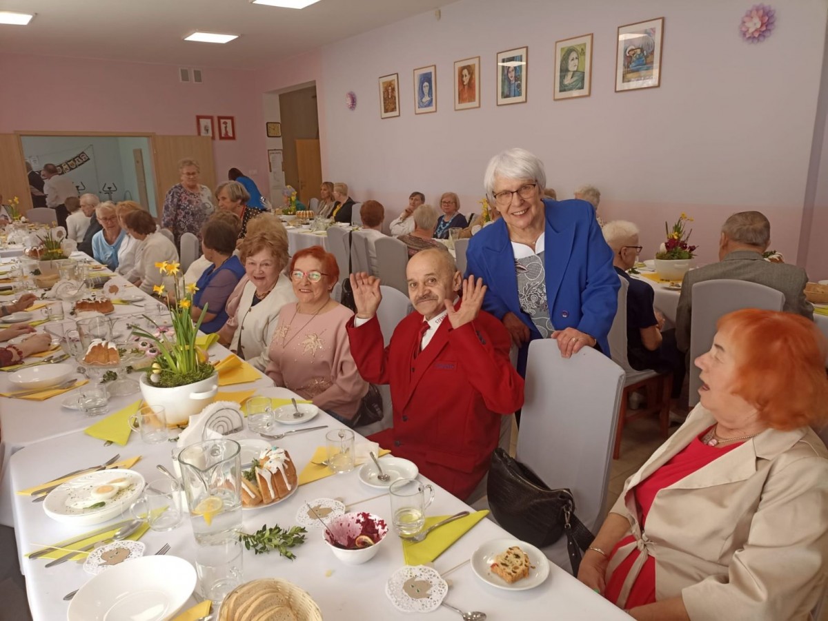Spotkanie wielkanocne w Dziennym Domu Senior+ w Bolesławcu