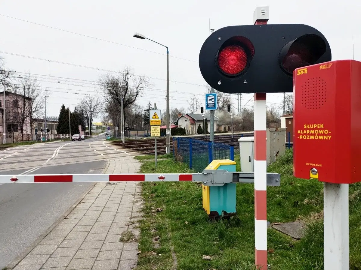 Przejazd kolejowy w Bolesławcu